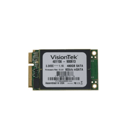 900613 VisionTek 480GB MLC SATA 6Gbps mSATA Solid State Drive