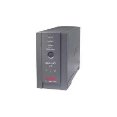 BK500BLK APC Back-UPS CS 500VA UPS (black)