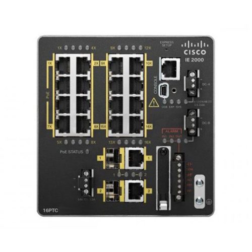 IE-2000-16TC-B Cisco Industrial Ethernet 2000,16 Eth Port 2 SFP Port