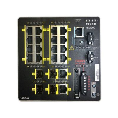 IE-2000-16TC-G-X Cisco Industrial Ethernet 2000 Series 16 Ethr 4 SFP