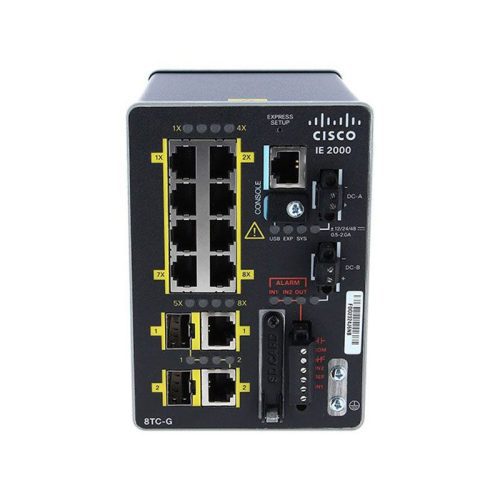 IE-2000-8TC-G-B Cisco Industrial Ethernet 2000, 2 SFP Port