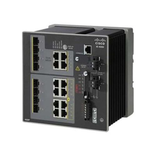 IE-4000-4GS8GP4G-E Cisco Industrial Eth 4000, 4 Gigabit SFP, 8 PoE+