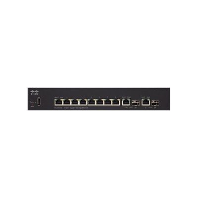 SG350-10 – Cisco 350 Series Managed Switches 8 Eth, 2 combo-GBIC