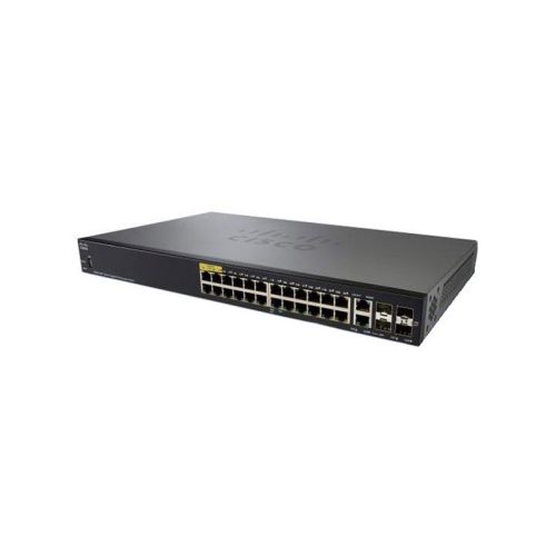 SG350-28P-K9-NA Cisco SG350-28P Switch 24 POE+, 2 Combo