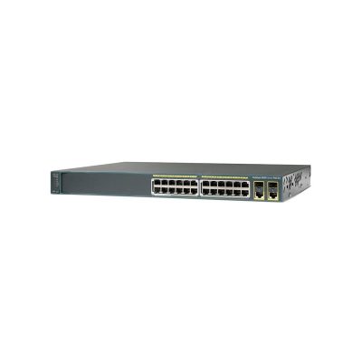 WS-C2960-24PC-S, Cisco Catalyst 2960, 24 Ports 2 Ports Network Switch