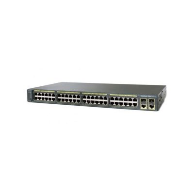 WS-C2960-48TC-L, Cisco Catalyst 2960, 48 10/100 Switch, 2 T/SFP Port