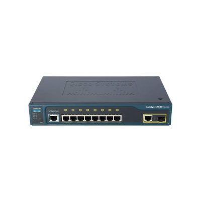 WS-C2960-8TC-L, Cisco Catalyst 2960, 8 10/100+1 T/SFP Network Switch