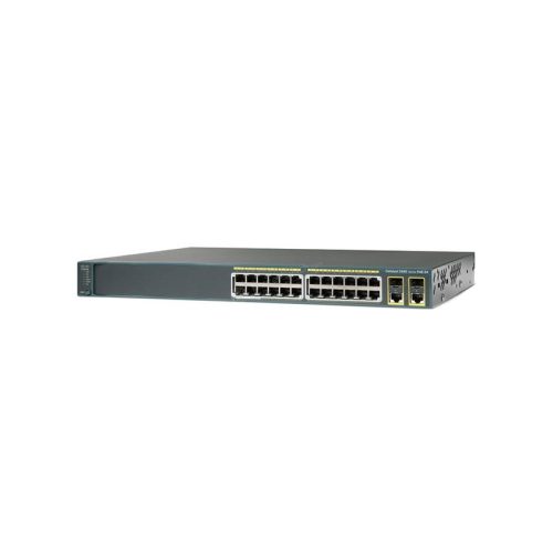 WS-C2960+24PC-L Cisco Catalyst 2960-Plus, 24 PoE 2 SFP Ports