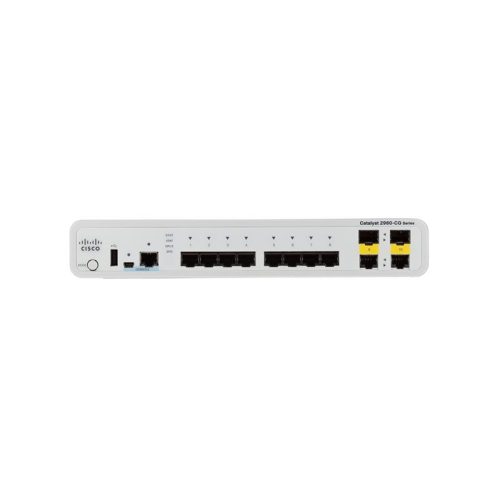 WS-C2960CG-8TC-L, Cisco Catalyst 2960C Switch 8 GE, 2 x Dual Uplink