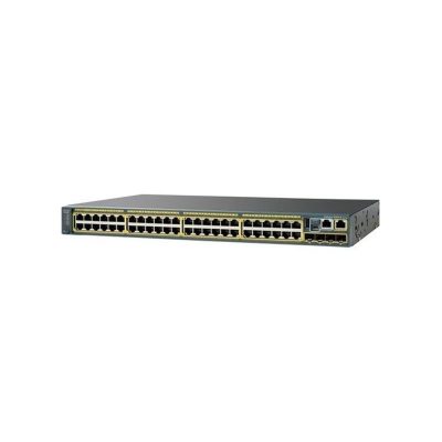 WS-C2960S-F48LPS-L, Cisco Catalyst 2960-SF 48 FE, PoE 370W, 4 SFP