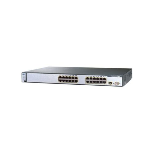 WS-C3750-24PS-S Cisco Catalyst 3750 24 10/100 PoE