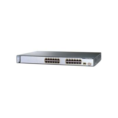 WS-C3750G-24T-E Cisco Catalyst 3750 24 10/100/1000T Port Switch