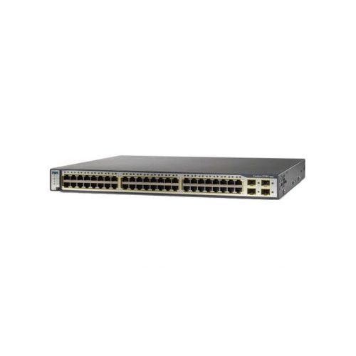 WS-C3750V2-48PS-E Cisco Catalyst 3750V2 48 10/100 PoE + 4 SFP