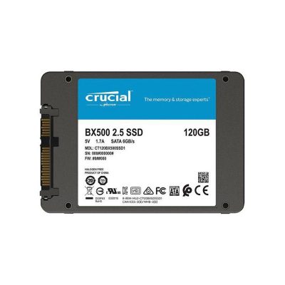 CT120BX500SSD1 Crucial BX500 Series 120GB TLC SATA 6Gbps