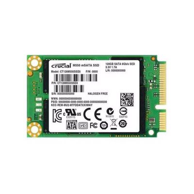 CT128M550SSD3 Crucial M550 mSATA 128GB Mini-SATA (mSATA) MLC