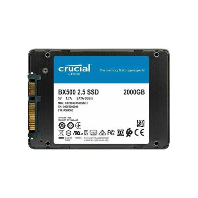 CT2000BX500SSD1 Crucial BX500 2TB 3D NAND SATA