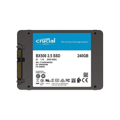 CT240BX500SSD1 Crucial BX500 Series 240GB TLC SATA 6Gbps