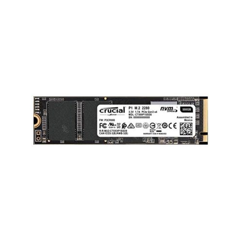 CT500P1SSD8 Crucial P1 500GB 3D NAND NVMe PCIe M.2 SSD