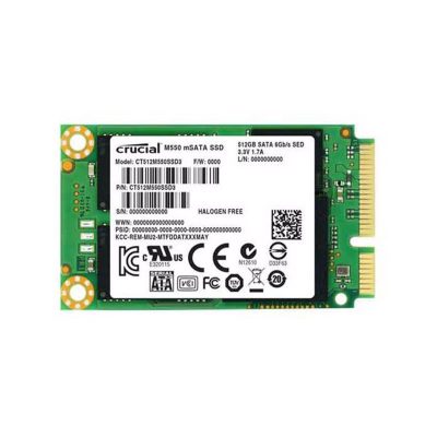 CT512M550SSD3 Crucial M550 512GB SATA 6GBPS Mlc Msata Internal