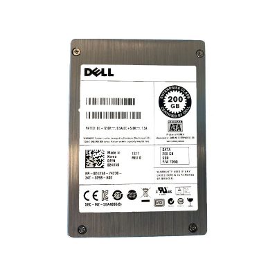 Refurbished 24XV8 Dell 200GB eMLC SATA 3Gbps 2.5-inch SSD