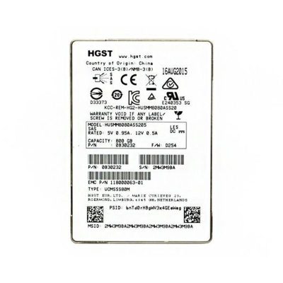 HUSMM8080ASS205 HGST Hitachi Ultrastar SSD800MM 800GB