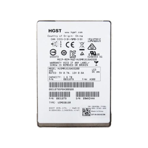 HUSMR1616ASS200 HGST Hitachi Ultrastar SSD1600MR 1.6TB