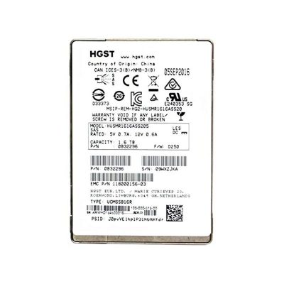 HUSMR1616ASS205 HGST Hitachi Ultrastar SSD1600MR 1.6TB MLC