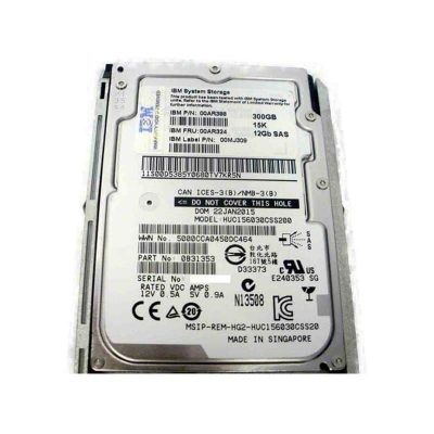 00AR324 IBM 300GB 15000RPM SAS 12Gbps 2.5-inch Hard Drive