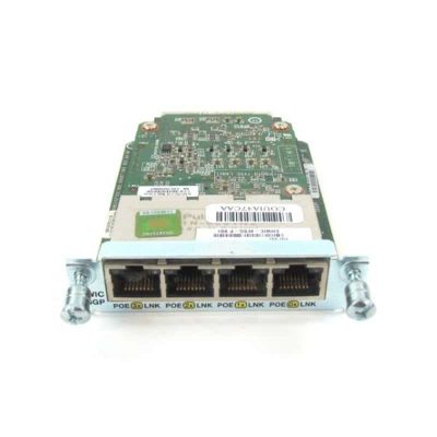 Refurbished EHWIC-4ESG-P Cisco Gigabit EtherSwitch  Switch 4 Port