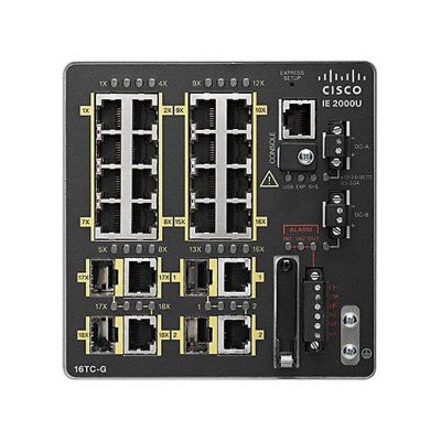 Refurbished IE-2000U-16TC-G Cisco Industrial Ethernet 2000U Series