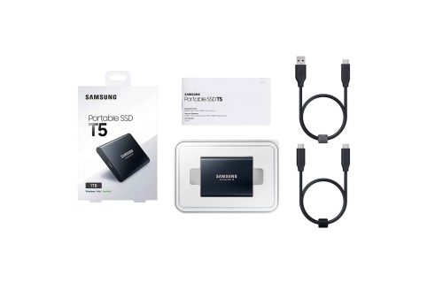 MU-PA1T0B Samsung T5 Portable SSD 1TB USB 3.1 External SSD