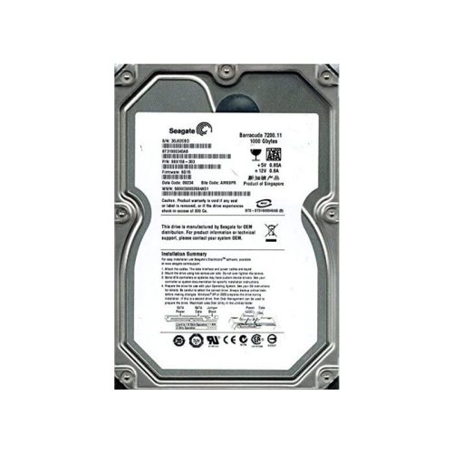 ST31000340AS Seagate Barracuda 1TB 7.2K rpm 32MB Buffer Hard Drive